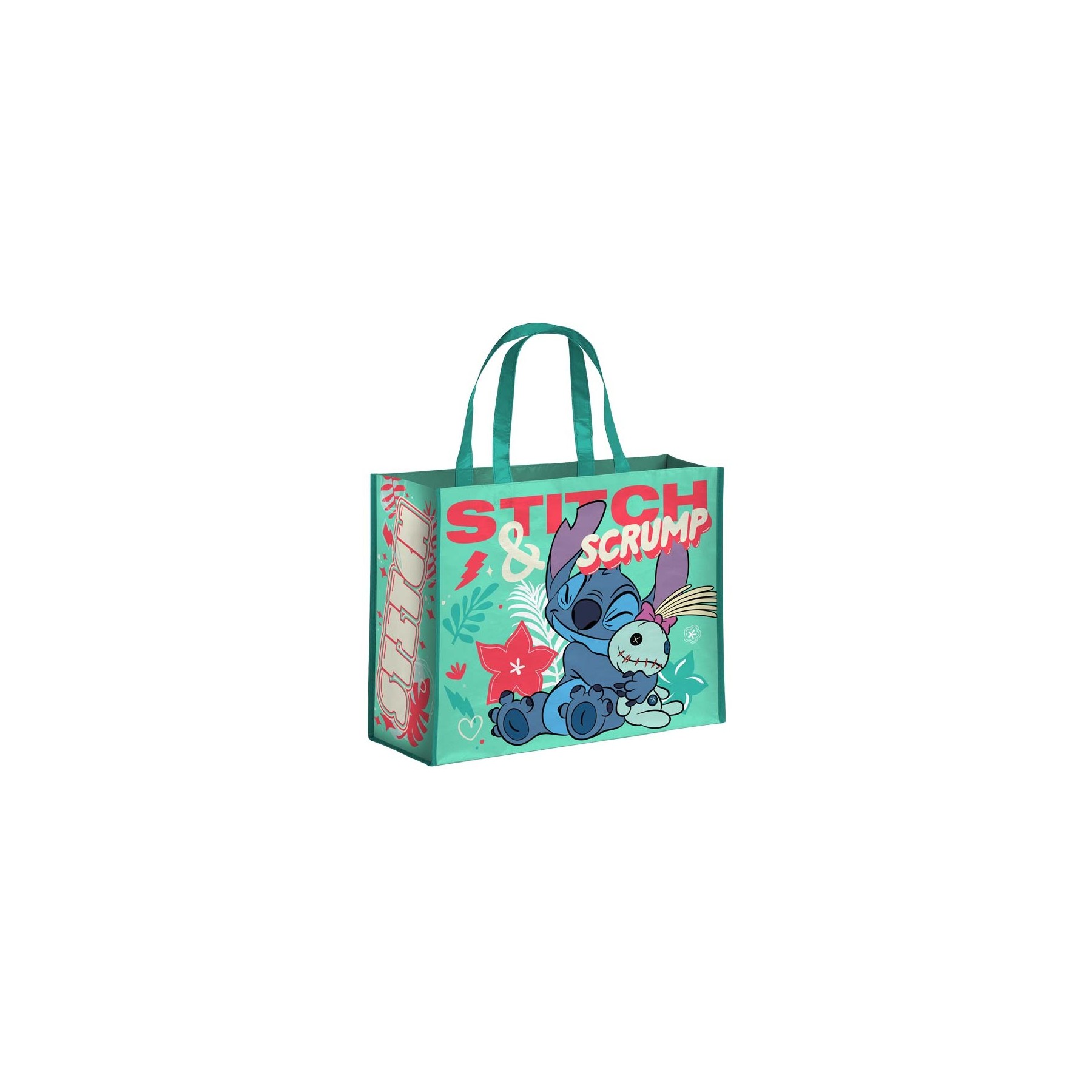 Lilo & Stitch - Bolsa De Rafia Stitch & Scrump