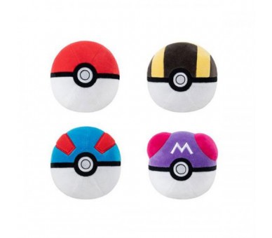 Pokemon Peluche (6pz): Pokeball Version 1 Assortment 10cm