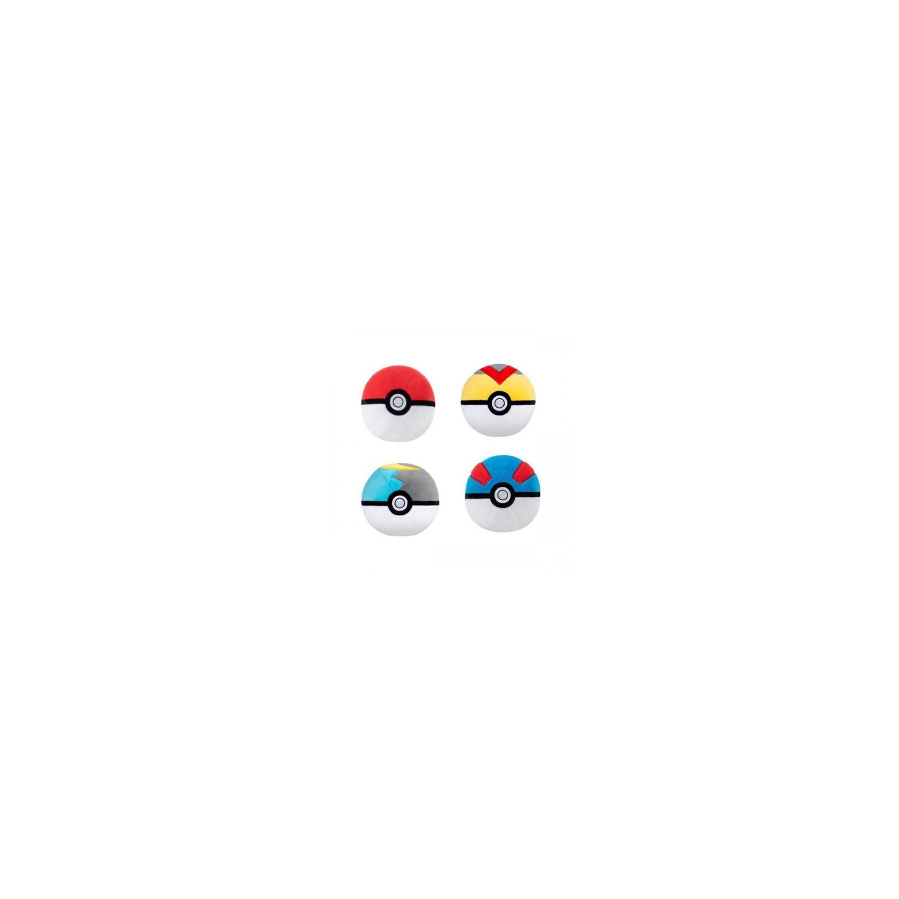 Pokemon Peluche (6pz): Pokeball Version 6 Assortment 10cm