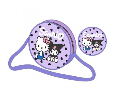 Bolso bandolera Kuromi & Hello Kitty