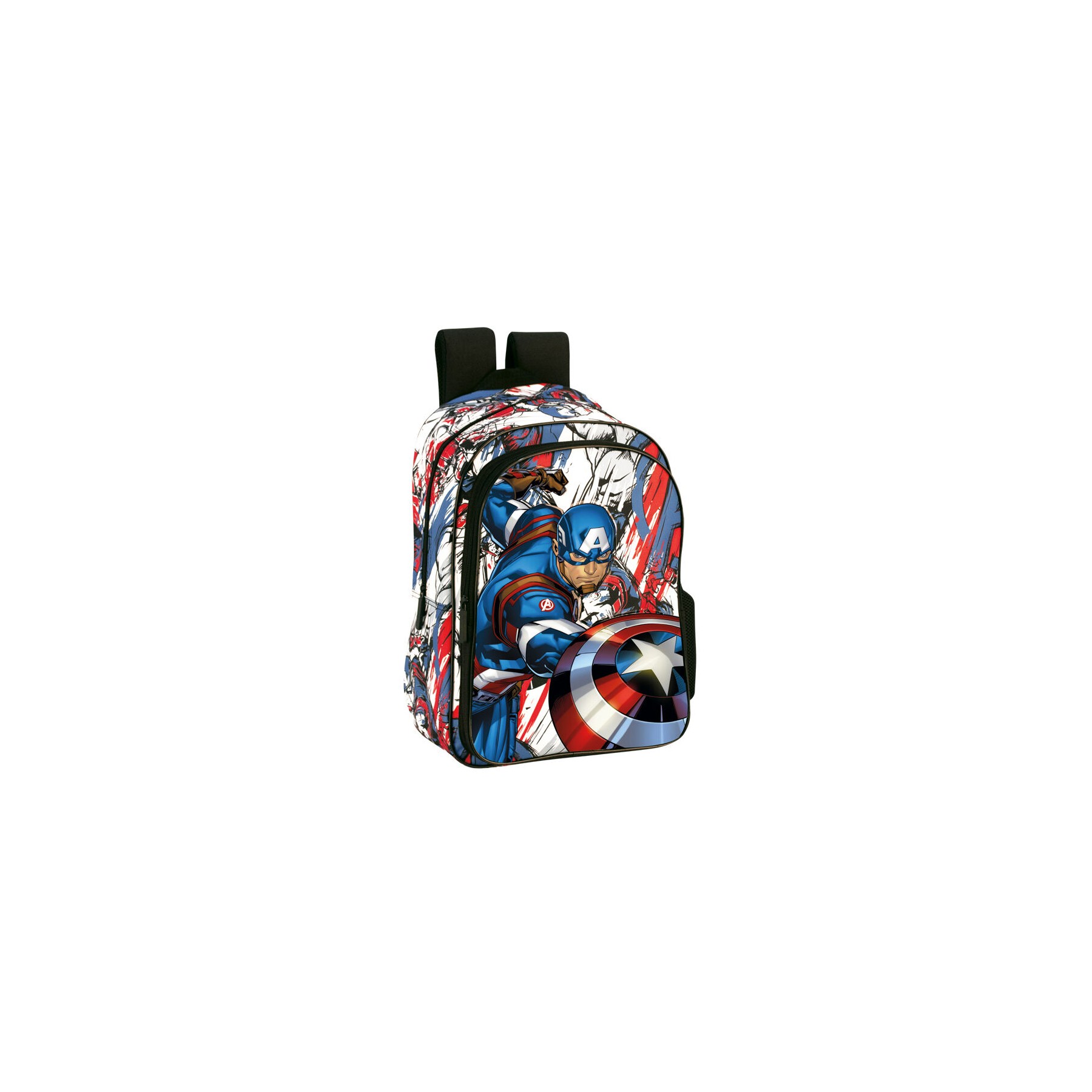 Mochila Limit Capitan America Marvel adaptable 42cm