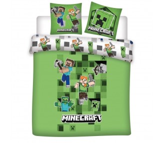 Funda nordica Minecraft cama 135cm policotton
