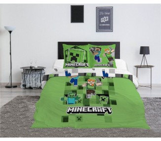 Funda nordica Minecraft cama 135cm policotton