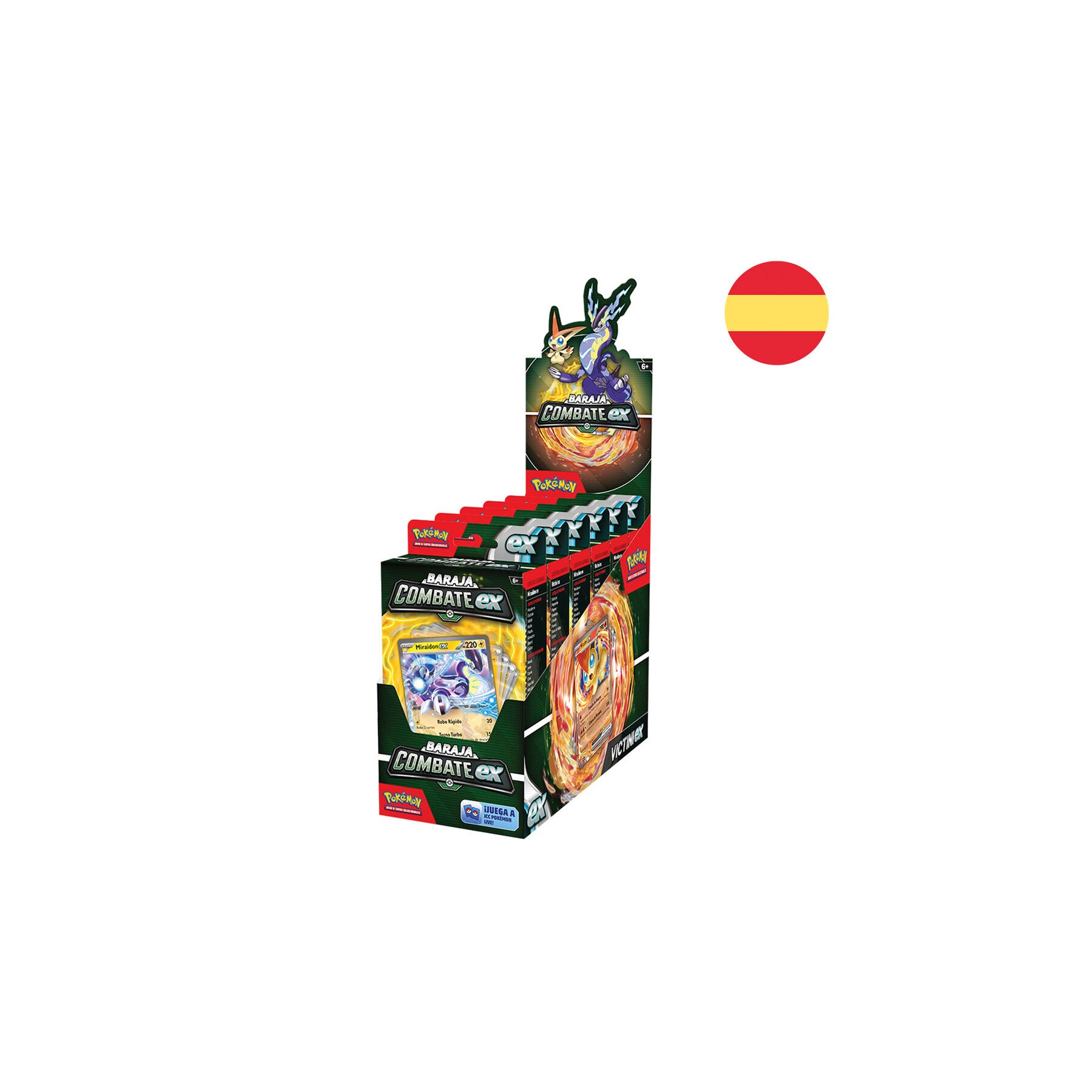 Baraja juego cartas coleccionables Combate Ex Pokemon español surtido