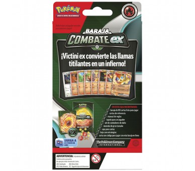 Baraja juego cartas coleccionables Combate Ex Pokemon español surtido