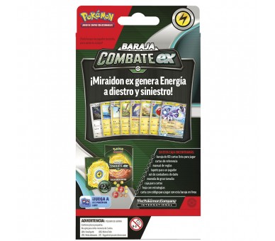 Baraja juego cartas coleccionables Combate Ex Pokemon español surtido