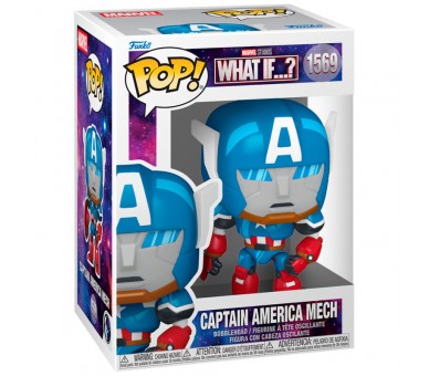 Figura POP Marvel What If..? Capitan America Mech