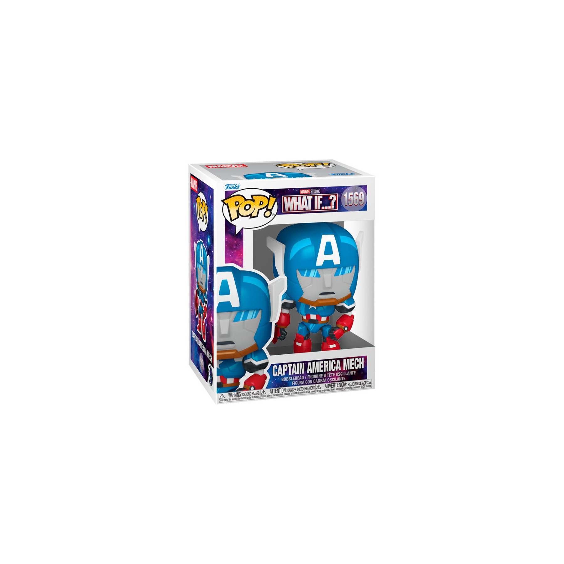 Figura POP Marvel What If..? Capitan America Mech