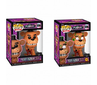 Figura POP Funko Fusion Five Nights at Freddys Freddy Fazbear with Pizza Launcher 5 + 1 Chase