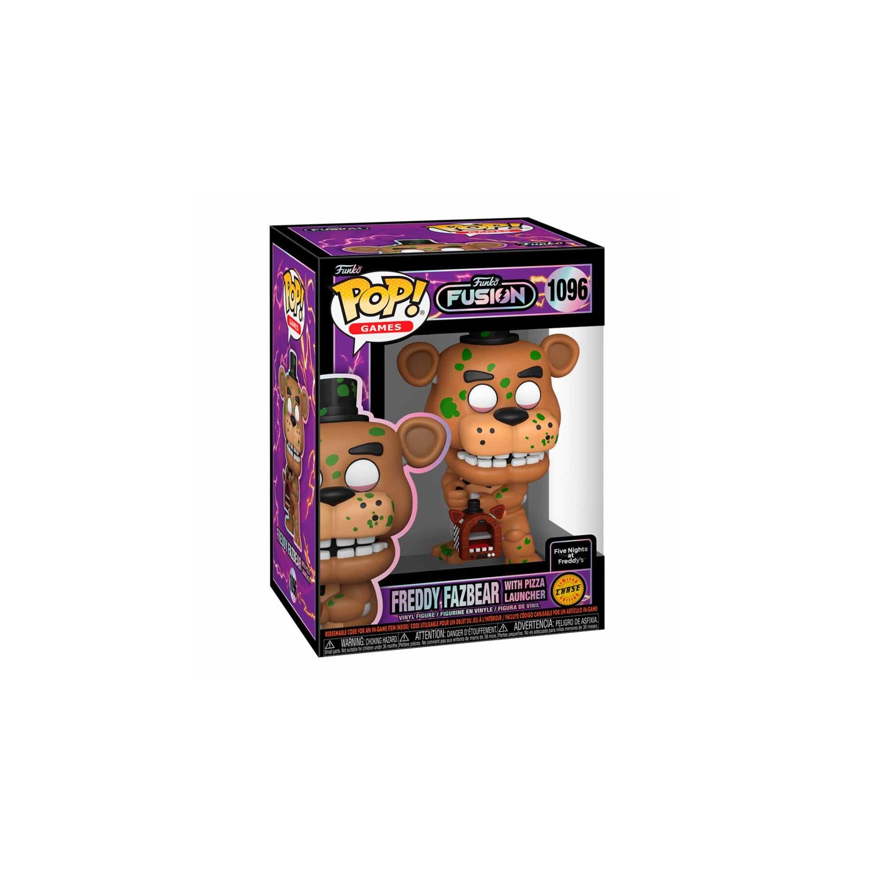 Figura POP Funko Fusion Five Nights at Freddys Freddy Fazbear with Pizza Launcher Chase