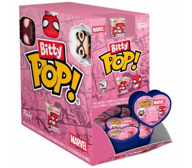 Figura Mystery Bitty POP Marvel Spiderman San Valentin