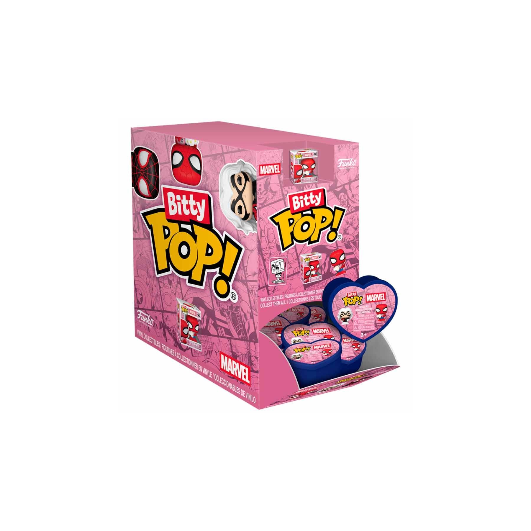Figura Mystery Bitty POP Marvel Spiderman San Valentin
