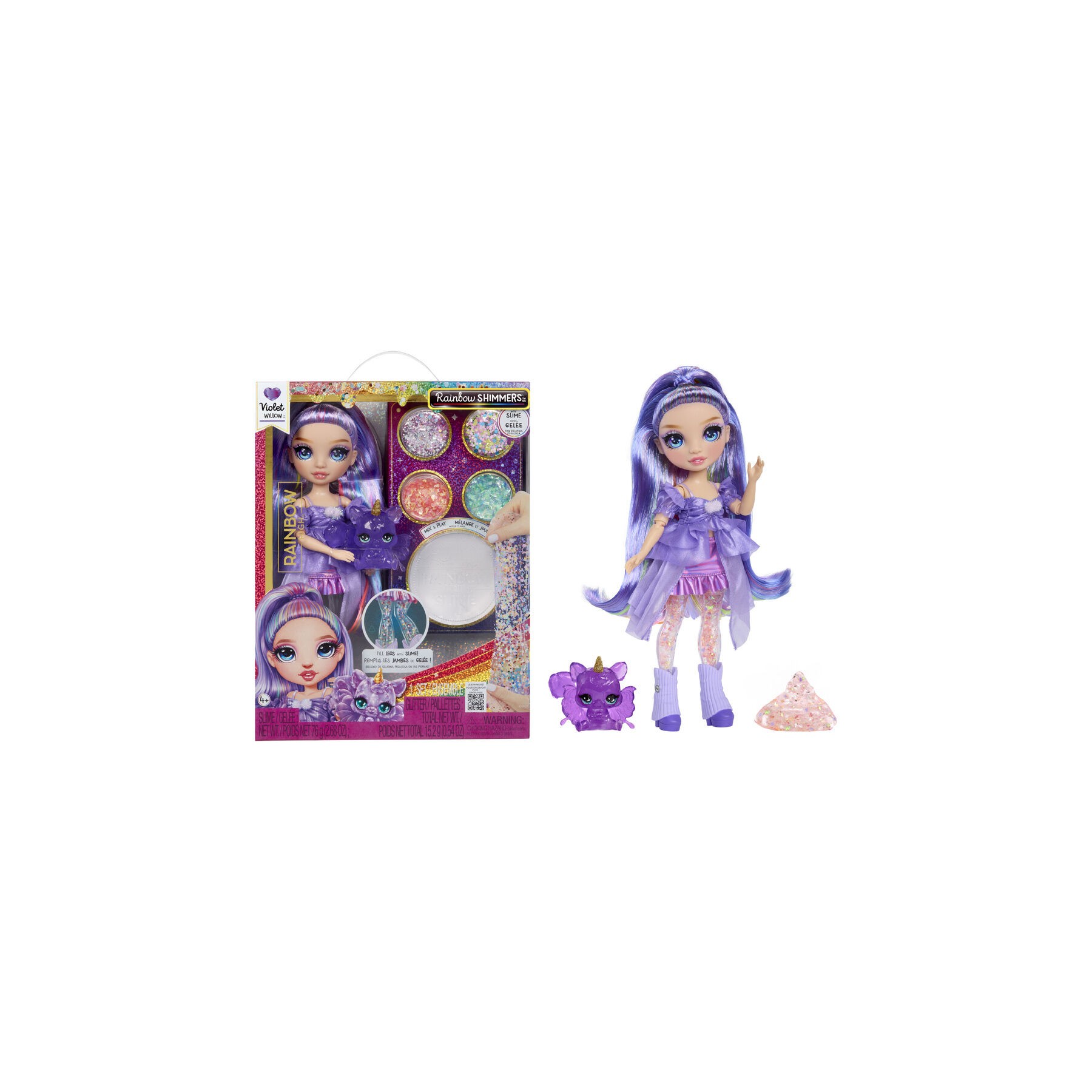 Muñeca Violet Feature Fantasy Rainbow Shimmers Rainbow High