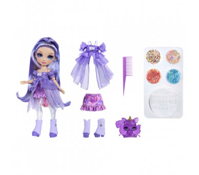 Muñeca Violet Feature Fantasy Rainbow Shimmers Rainbow High
