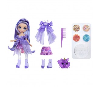 Muñeca Violet Feature Fantasy Rainbow Shimmers Rainbow High
