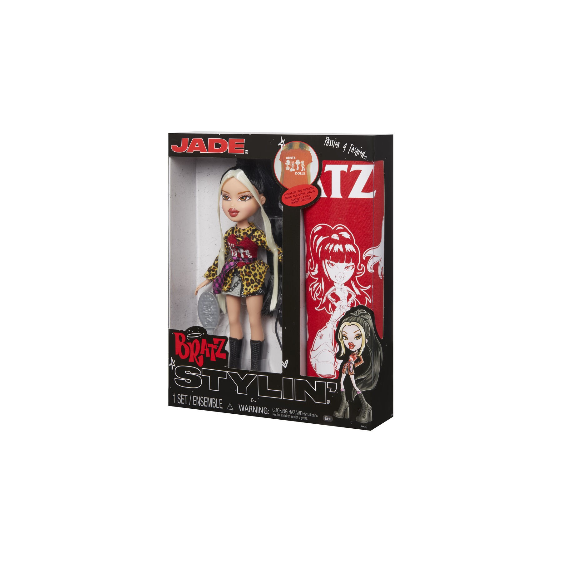 Muñeca Jade Stylin + Camiseta Bratz