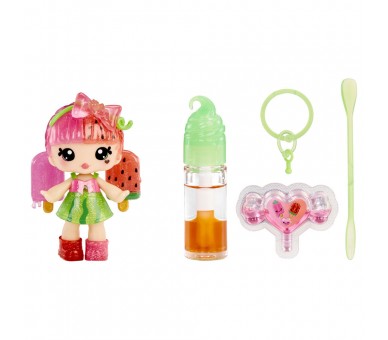 Muñeca Mini + brillo de labios Combo Sabor Misterioso Yummiland surtido