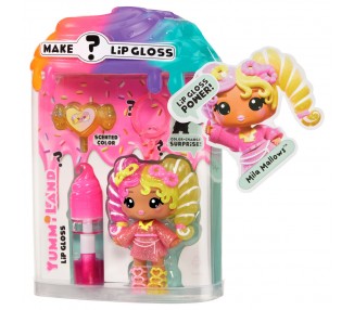 Muñeca Mini + brillo de labios Combo Sabor Misterioso Yummiland surtido