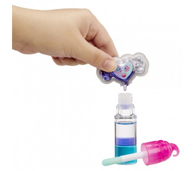 Muñeca Mini + brillo de labios Combo Sabor Misterioso Yummiland surtido