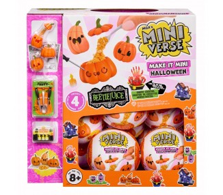 Capsula sorpresa Miniverse Make it Mini Halloween Beetlejuice surtido