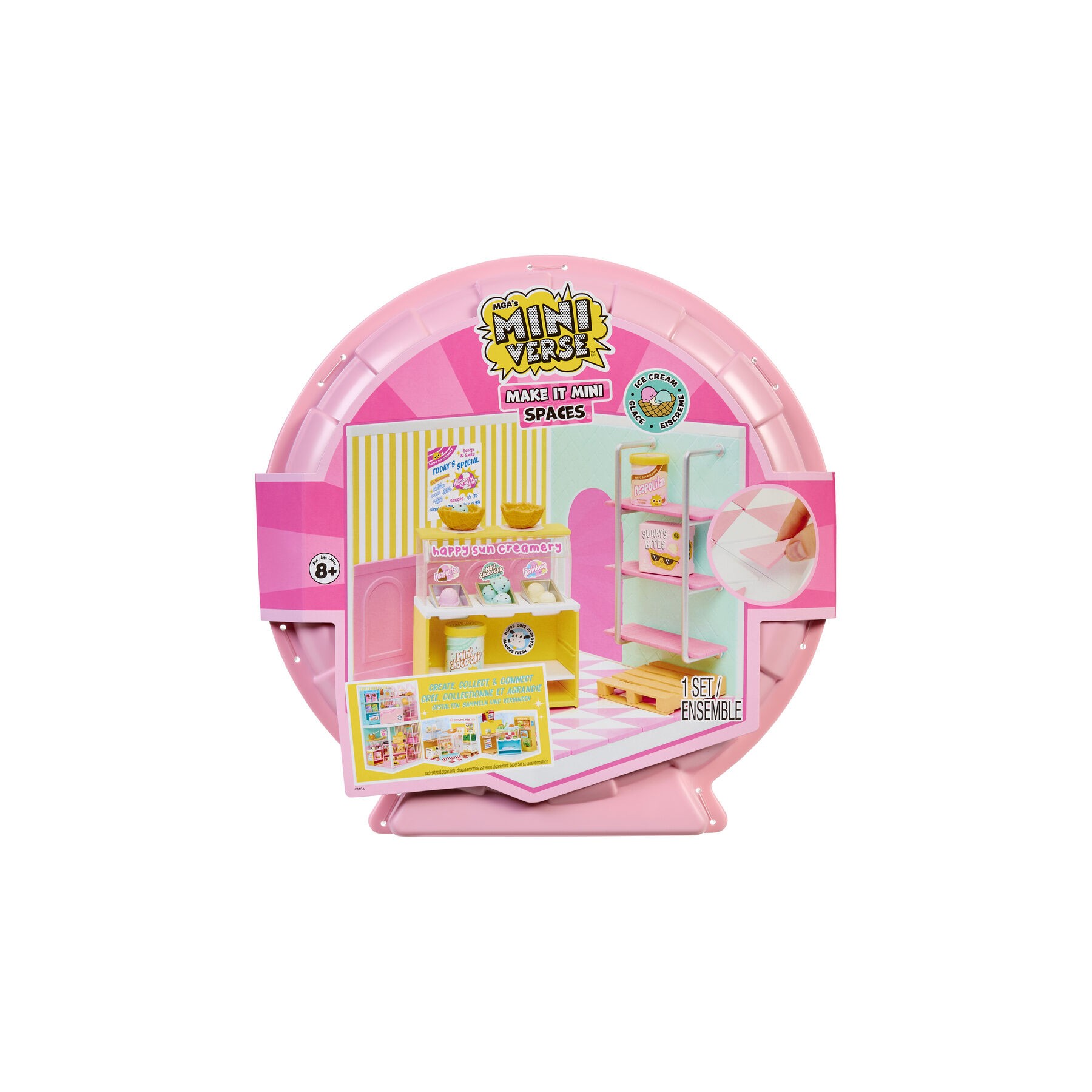 Playset Miniverse Make It Mini Spaces Heladeria