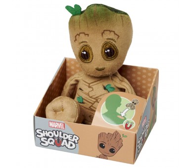 Peluche hombro Groot Guardianes de la Galaxia Marvel 12cm