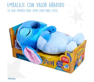 Peluche Stitch Dormilon Disney 31cm sonido