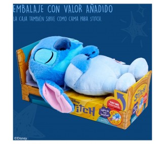 Peluche Stitch Dormilon Disney 31cm sonido