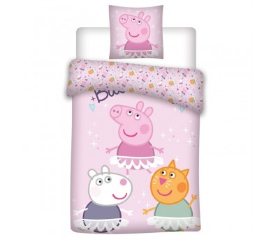 Funda nordica Peppa Pig cama 90 algodon