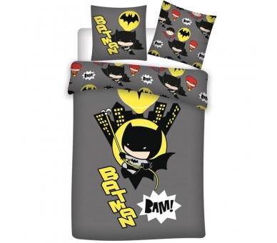 Funda nordica Chibi Batman DC Comics cama 90 microfibra