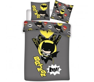 Funda nordica Chibi Batman DC Comics cama 90 microfibra