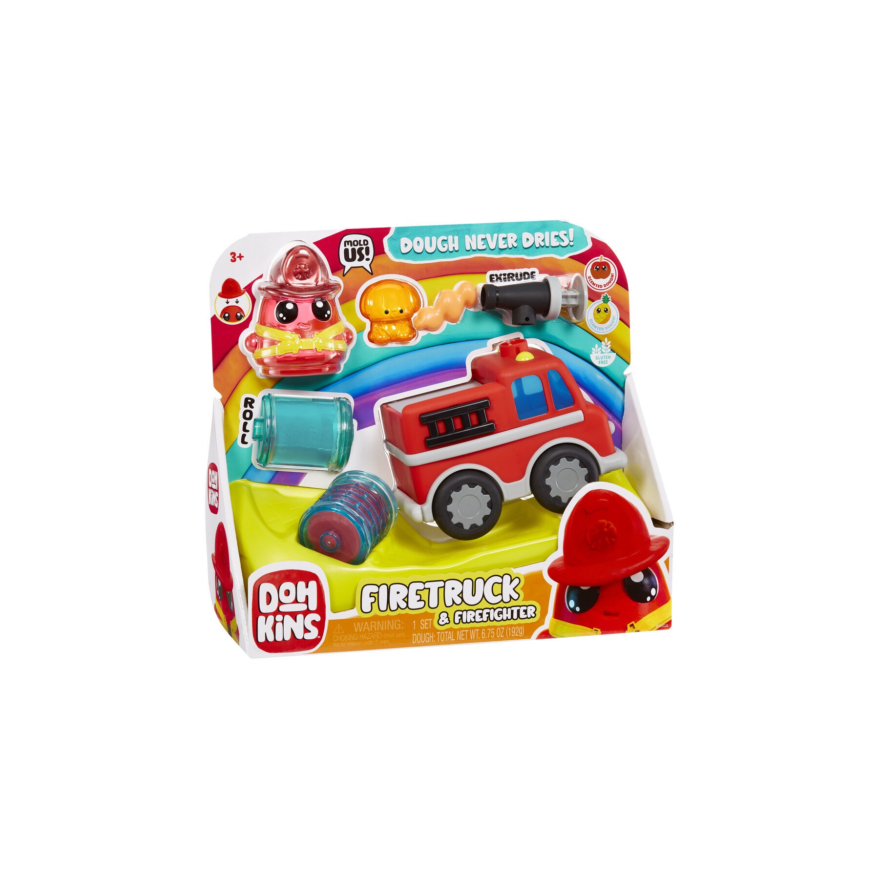 Set Camion Bomberos + Bombero DohKins