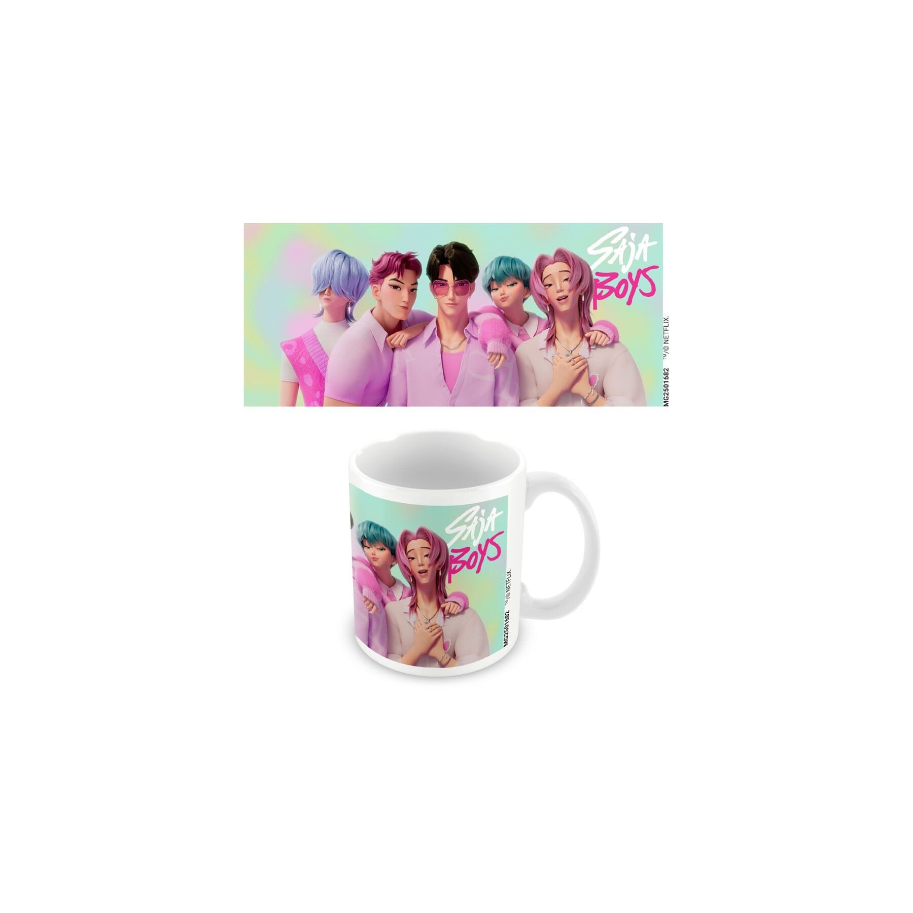 Taza Saja Boys KPOP Demon Hunters 325ml