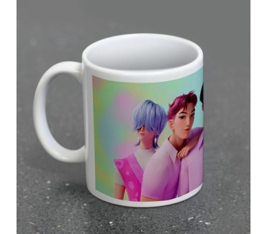 Taza Saja Boys KPOP Demon Hunters 325ml