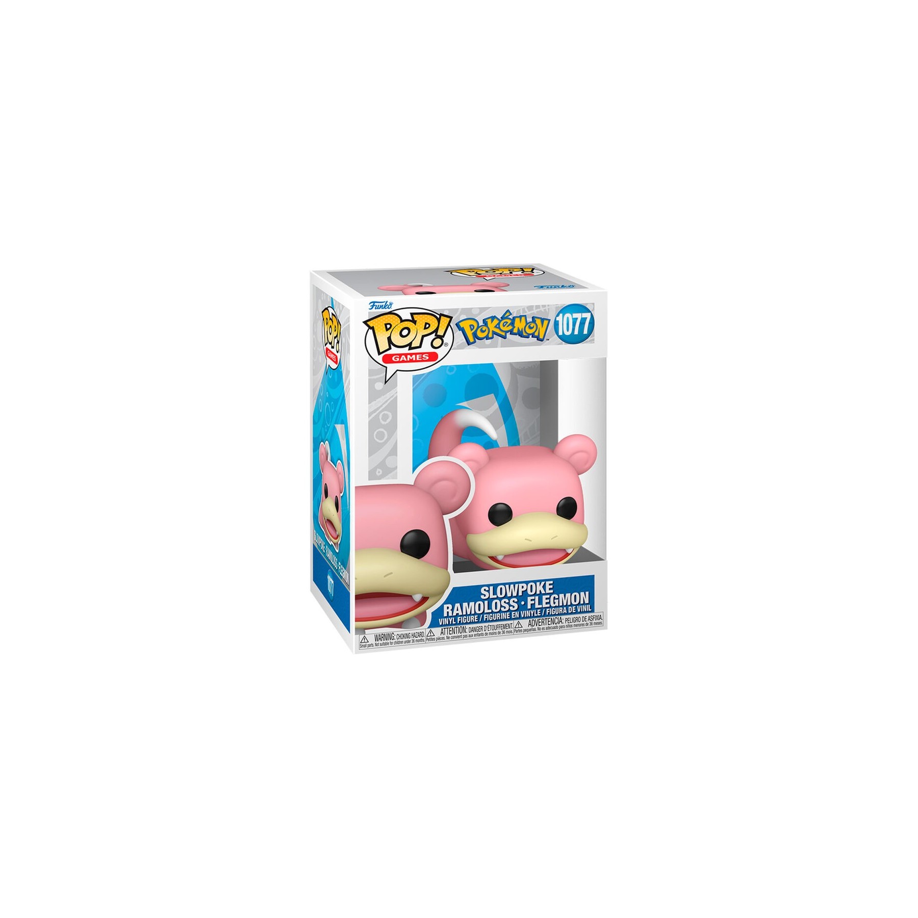 Figura Pop Pokemon Slowpoke - Ramoloss - Flegmon