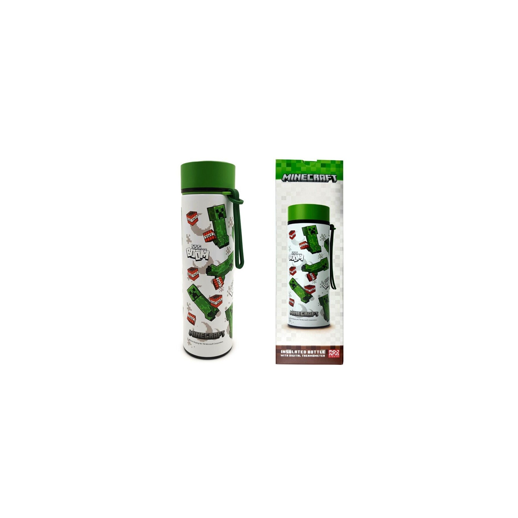 Botella Termo Minecraft 450Ml