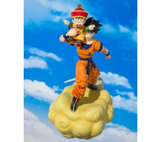 AF Dragon Ball SHF: Son Goku & Son Gohan w/Kintoun 14cm