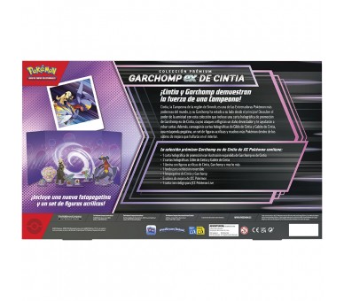 Blister cartas Garchomp ex Cynthia Pokemon español