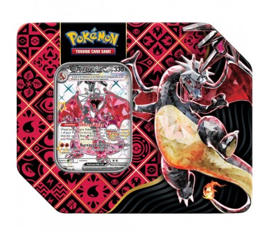 Lata juego cartas coleccionables Pokemon surtido español