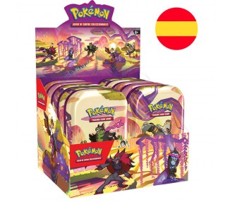 Mini lata juego cartas coleccionables SV6 Pokemon español surtido