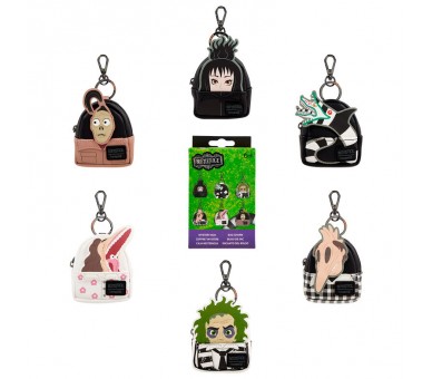 Llavero mini mochila Mystery Beetlejuice Loungefly surtido
