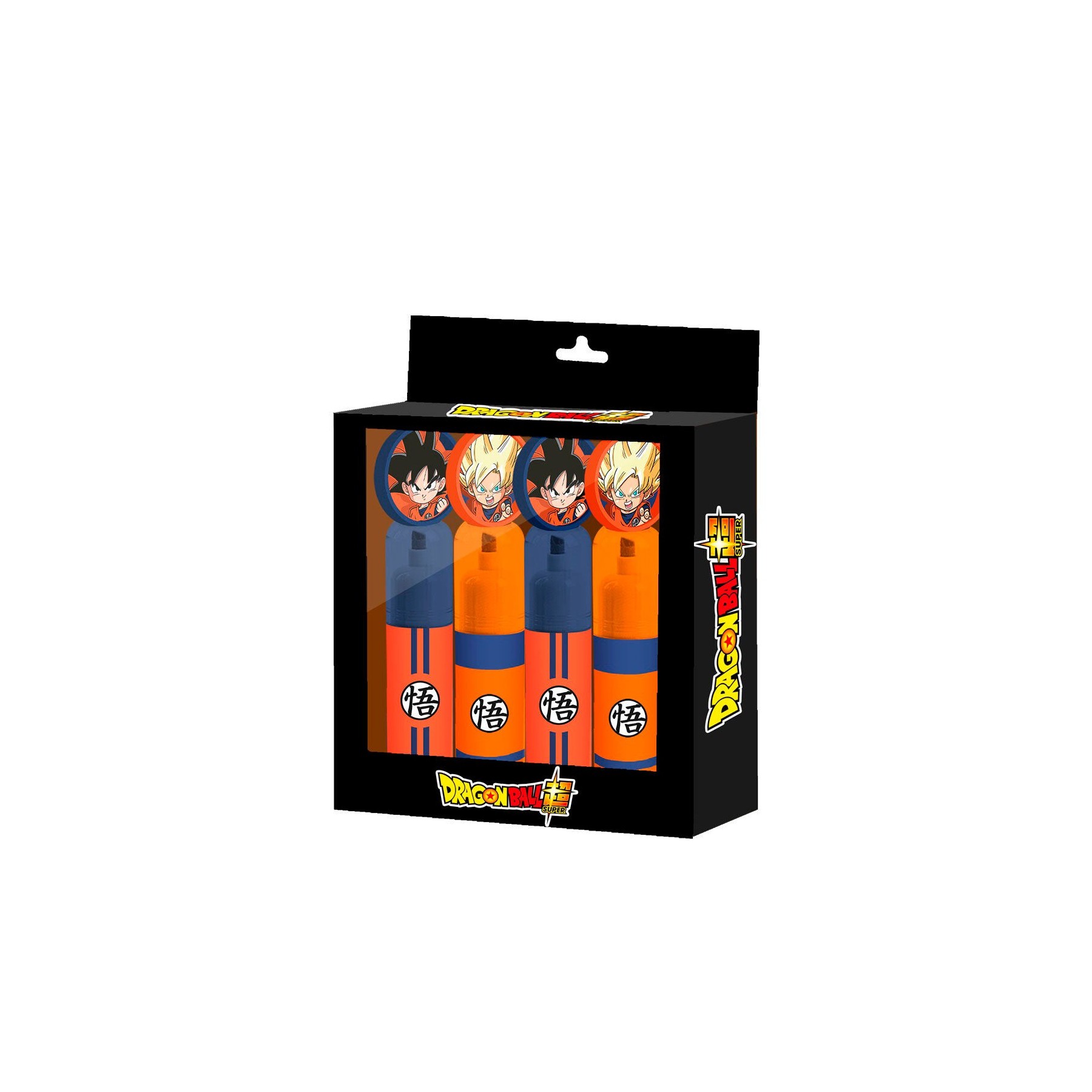 Blister 4 Subrayadores Dragon Ball Super
