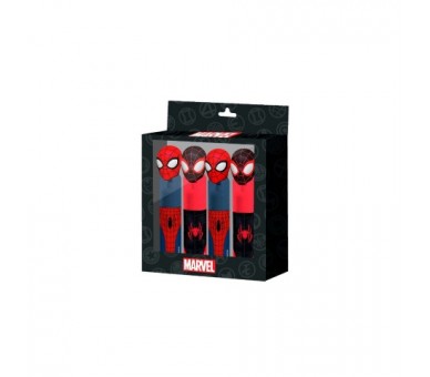 Blister 4 Subrayadores Spiderman Marvel