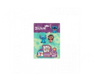 Blister 3 Figuras Decorativas Lapices Stitch Disney