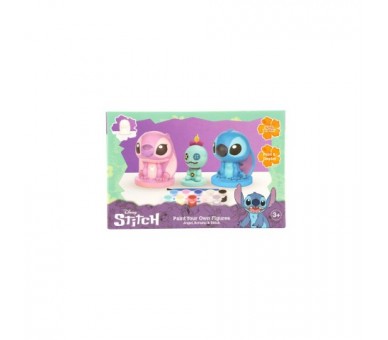 Set 3 Figuras De Escayola Para Pintar Stitch Disney