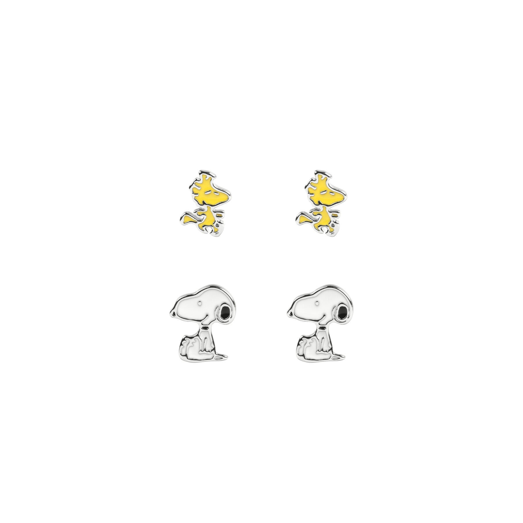 Set 2 Pares De Pendientes Snoopy