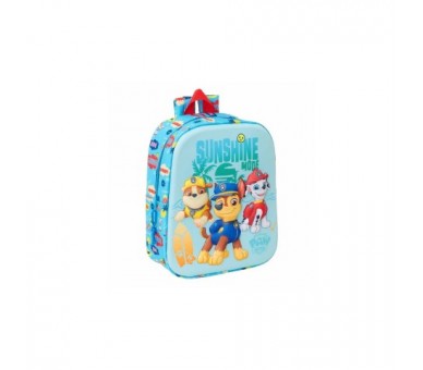 Mochila 3D Patrulla Canina Paw Patrol 27Cm