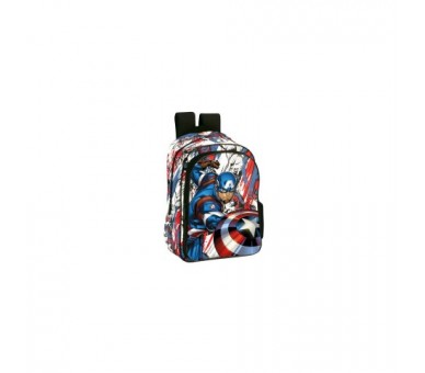 Mochila Limit Capitan America Marvel Adaptable 42Cm