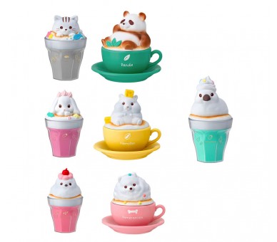 Figura CharaLatte Art Case Animals surtido