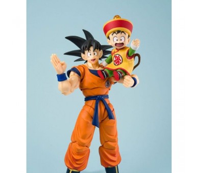 Figura S.H Figuarts Son Goku & Son Gohan Kid & Kontoun Dragon Ball Z